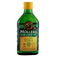Möller’s Масло от черен дроб на риба треска с различни вкусове 250ml