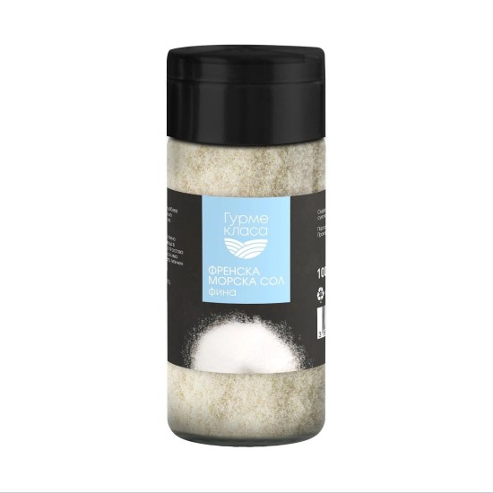 Френска морска сол, фина, Гурме Класа, 100 g