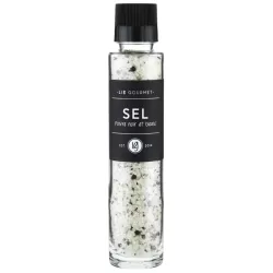 Сол с черен и бял пипер 220 гр. с мелничка Lie Gourmet